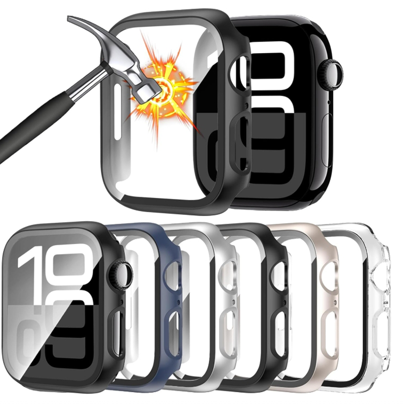 Smartwatch Band Accessories - Vetro temperato + custodia per Apple