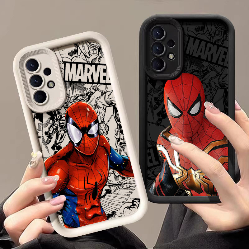 Samsung Galaxy A55 - Custodia Protettiva Marvel Supereroe Spider-Man per