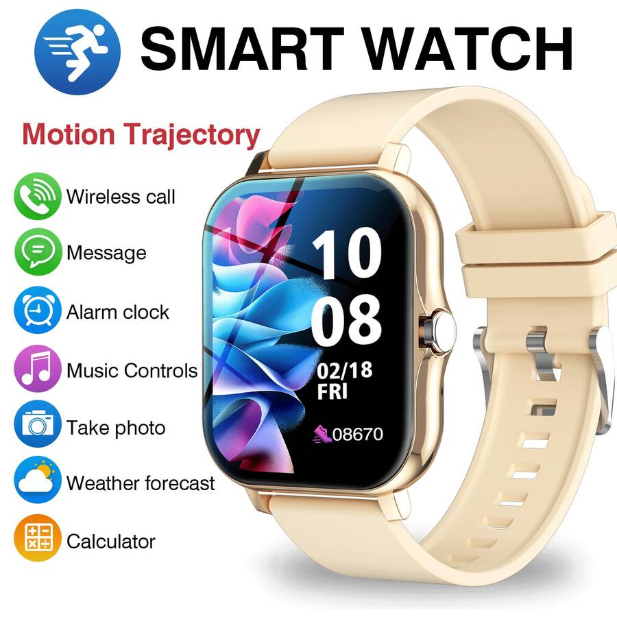 Smartwatch Touch - Smartwatch con Chiamate Wireless - Risposta/Rifiuto