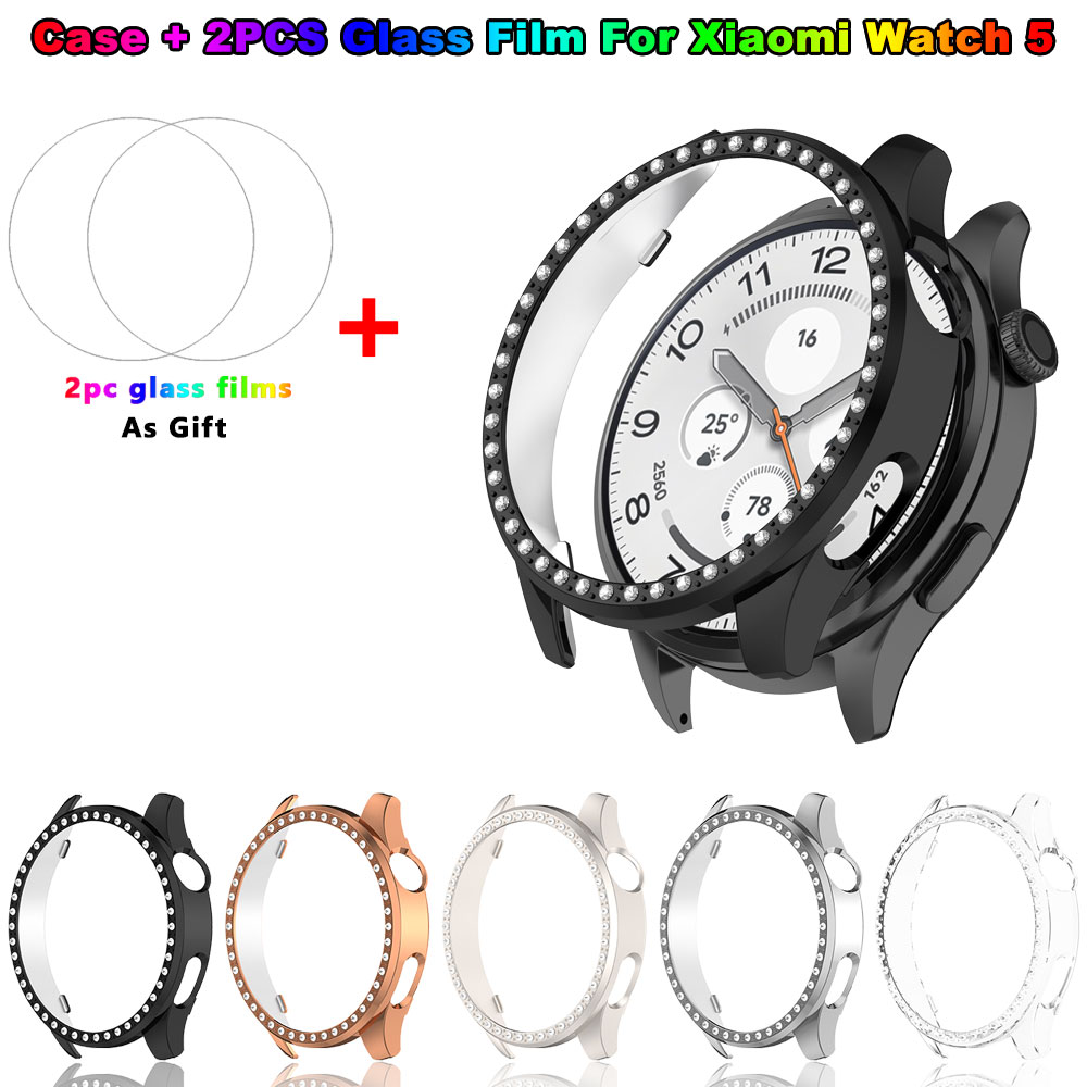 Xiaomi Smartwatch Accessories - Custodia Bling per PC + Pellicola