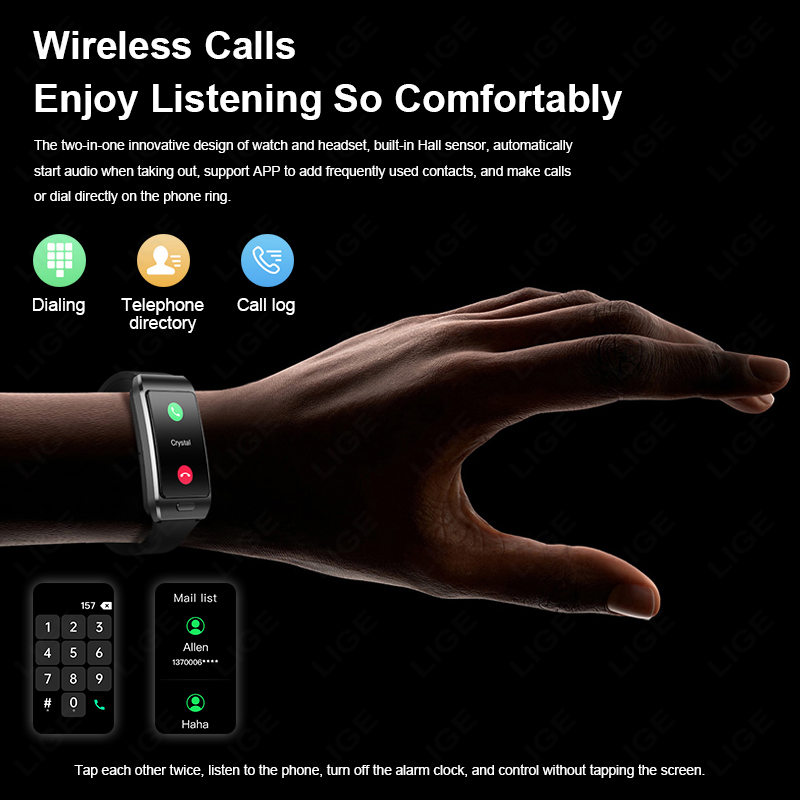 Auricolari Bluetooth LIGE, Sma - Smartwatch Headset recensione e prezzo
