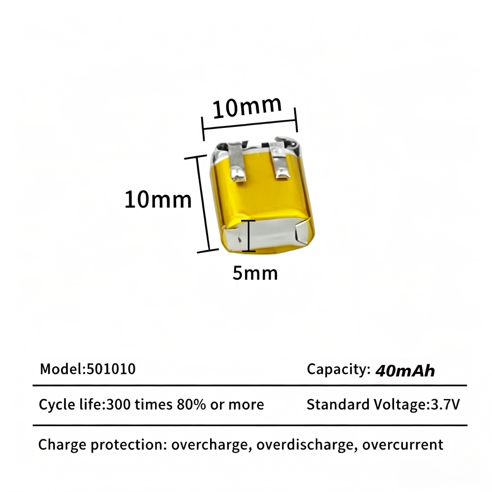 Batteria 501010 3.7V 40mAh Lip - Smartwatch Headset recensione e prezzo