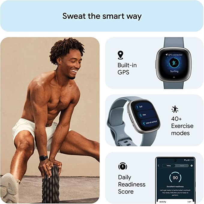Fitbit Versa 4 Smart Watch Loc - Smartwatch Touch recensione e prezzo