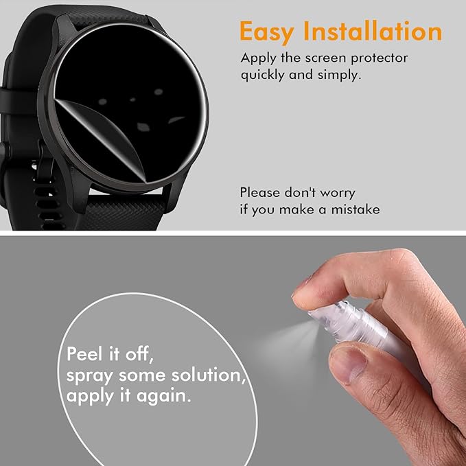 Pellicola idrogel per la priva - Garmin Smartwatch Accessories recensione e prezzo