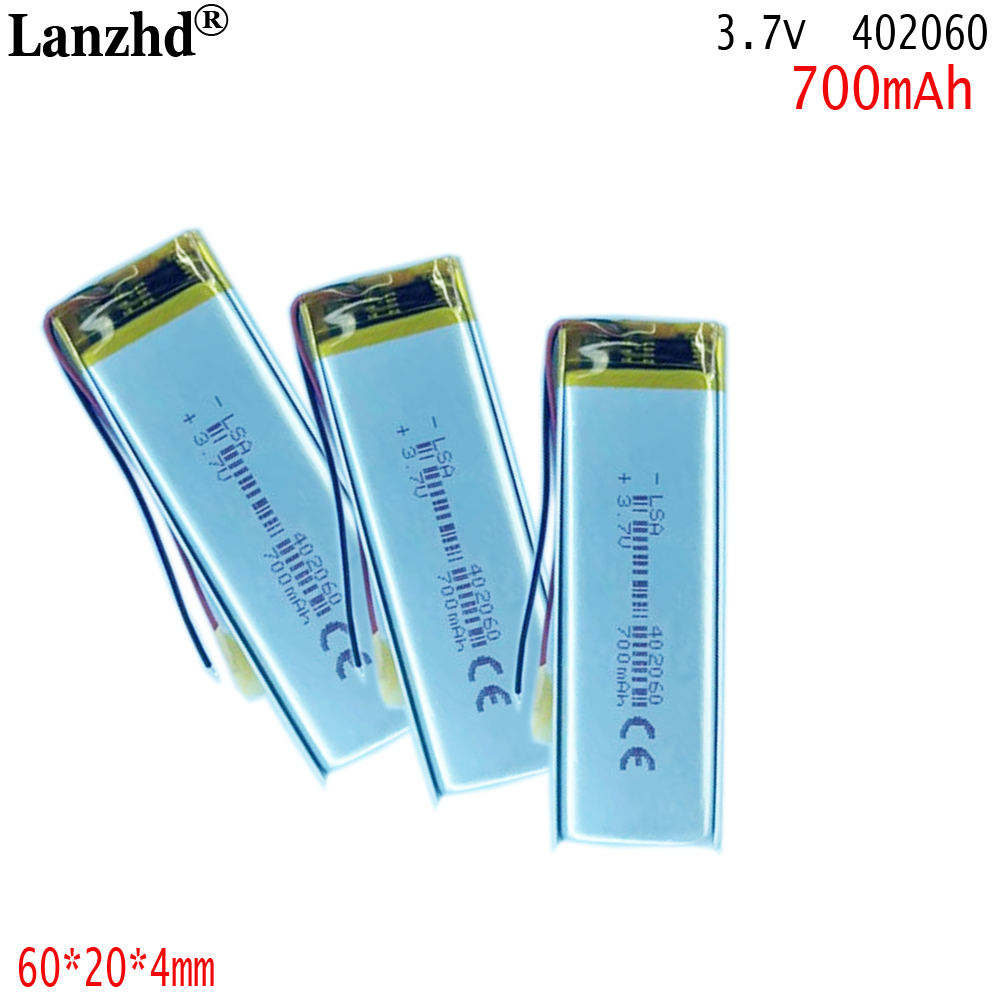1-12pcs 3.7V 500mAh Lipo Polim - Smartwatch Headset recensione e prezzo