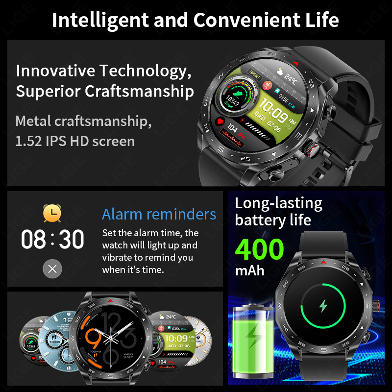 LIGE TWS Smartwatch 2-in-1 con - Smartwatch Headset recensione e prezzo