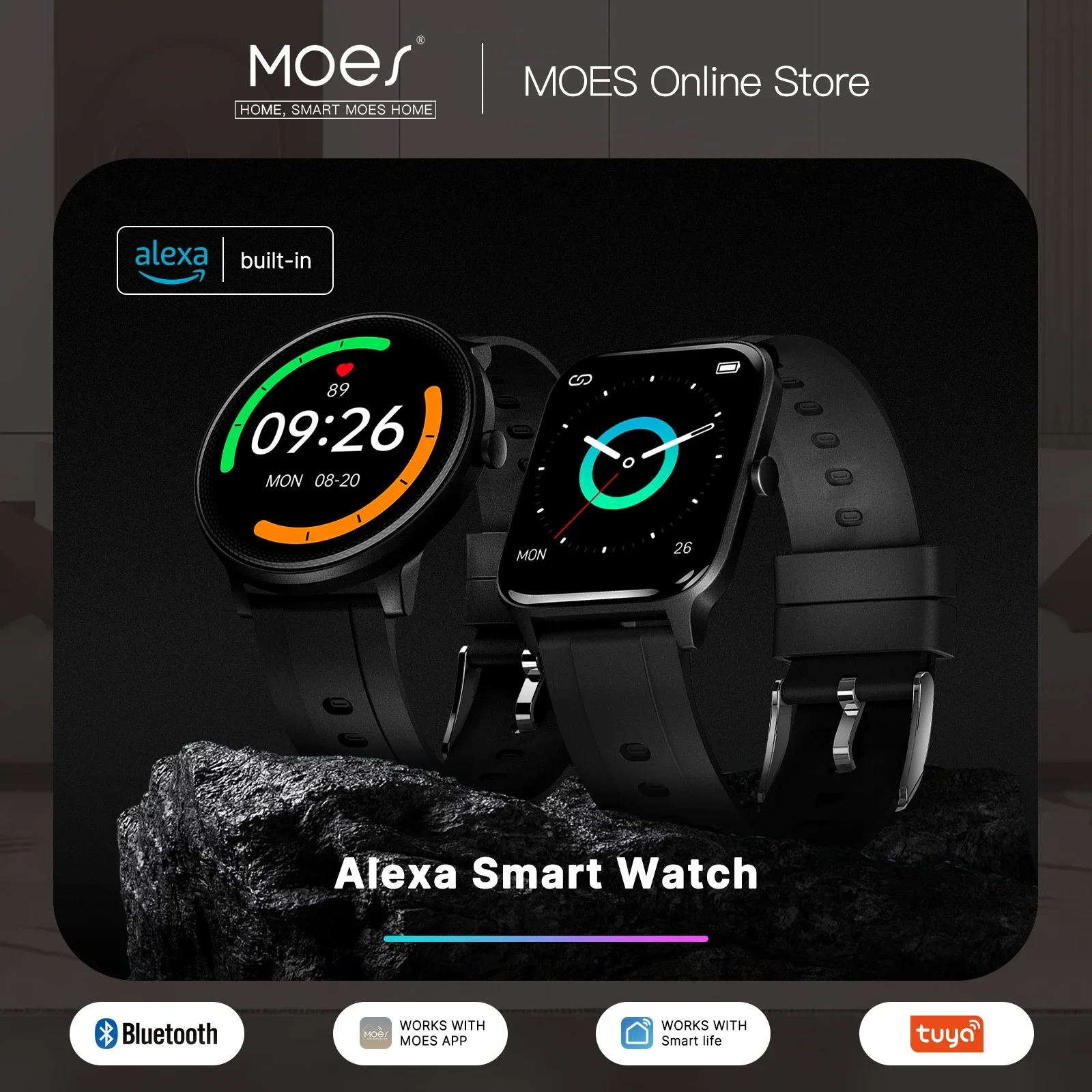MOES Smart Watch Alexa Fitness - Smartwatch Touch recensione e prezzo